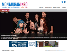 Tablet Screenshot of montauban-info.com